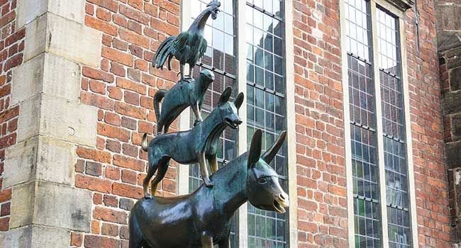 Statue der Bremer Stadtmusikanten