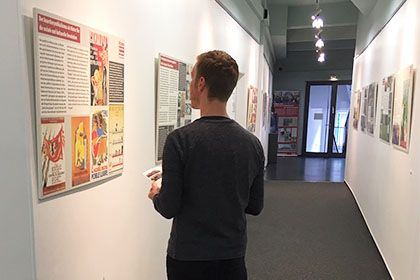 (c) Bremer Volkshochschule Bild aus der Ausstellung zur Erinnerung an das Ende des Spanischen Bürgerkriegs im Bamberger-Haus